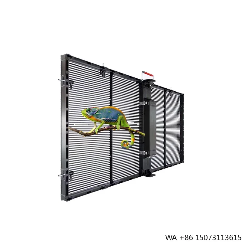 

Уличный водонепроницаемый полноцветный прозрачный светодиодный экран с высокой светопропускной способностью