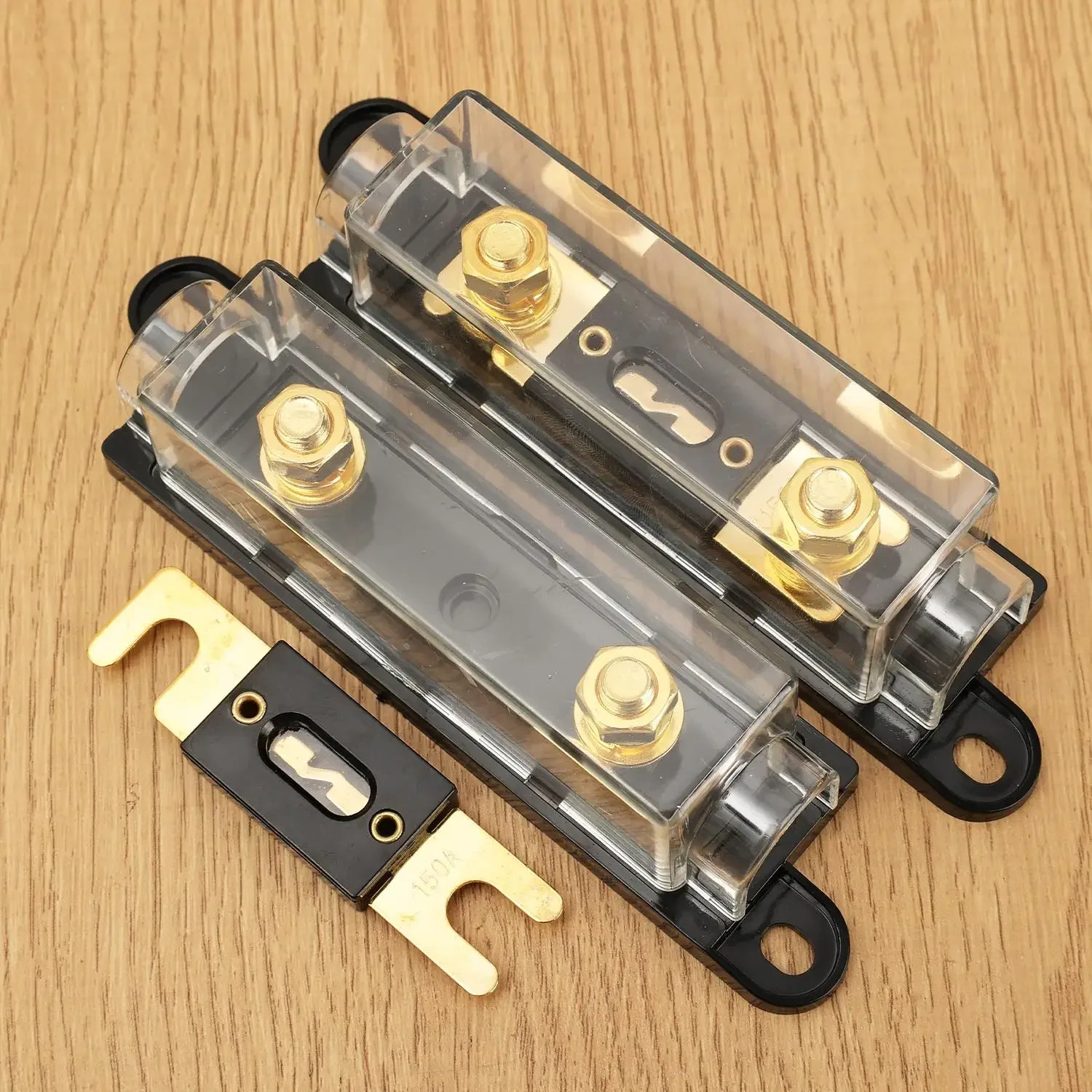 ANL Schraubbarer Sicherungsblock 30A-500A Hochstrom-Sicherungshalter Flammhemmend PA66+PC für Auto-Audio Solar Auto RV Marine Schaltkreise – Detail 18