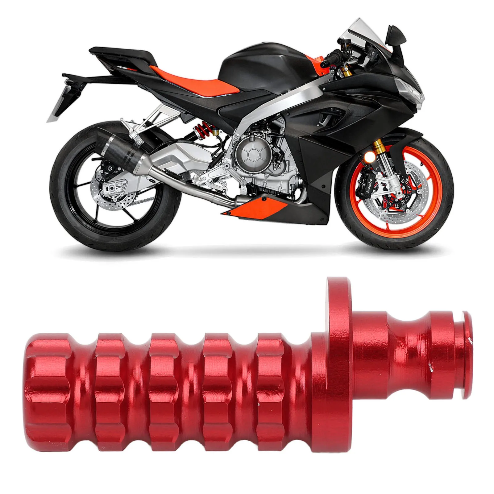 

Задний тормозной рычаг мотоцикла, педаль из алюминиевого сплава, рычаг переключения передач, подножки, замена для Aprilia RS 660 Tuono 660