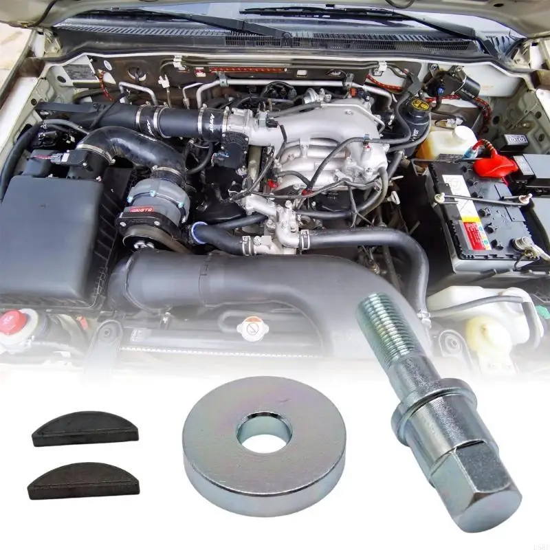 D5BE Engine Performances Enhancing Crankshaft Pulley Bolt Set Automotive Spare Part Simple Installation for Automotive Pajero