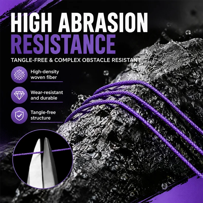 Verbesserte 12-Strang Geflochtene PE-Angelschnur 300M-500M-1000M Glatte Multifilament-Schnur Zubehör für Salzwasser Süßwasser Karpfen – Detail 6