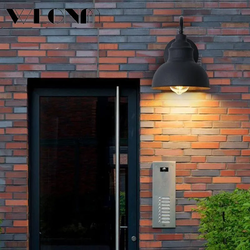 Industrial LED Wall Lamp Retro Waterproof Light For Bedroom Living Room Garden Corridor Courtyard Balcony Illumination Fixtures