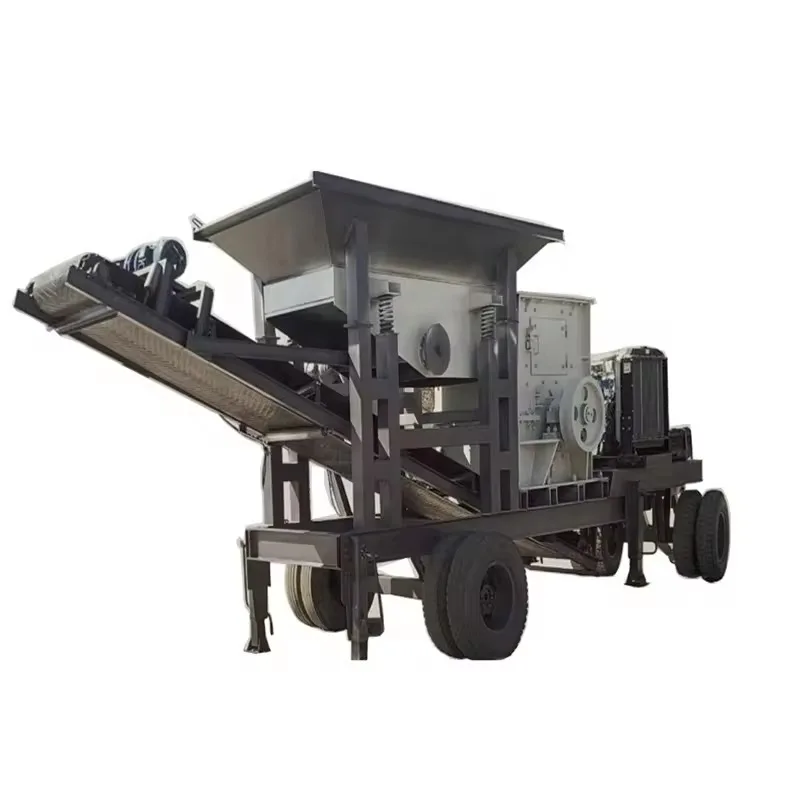 Large Capacity Mining Quarry Stone Crushing Machine Price Portable Stone Crushing Plant Mobile Rock Crusher for Mine Crushing