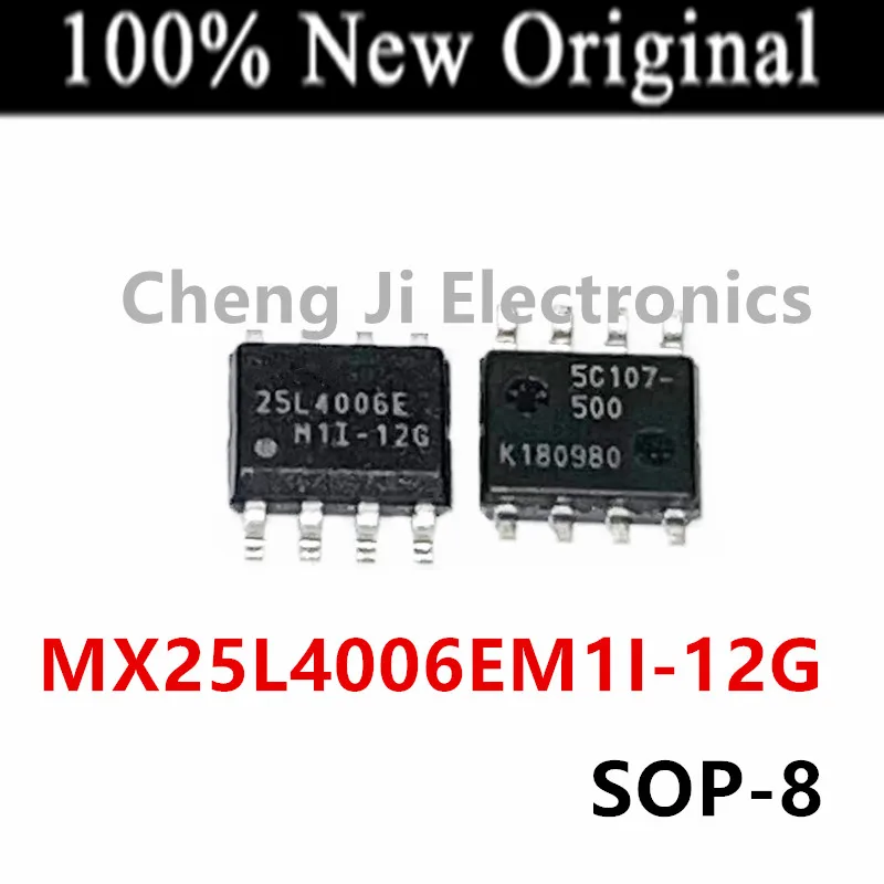 10PCS/Lot      MX25L4006EM1I-12G     25L4006EM1I-12G    MX25L4006E    SOP-8    New original NOR Flash Serial-SPI chip