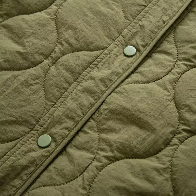 Loose Women's Cotton Jaet Street Sle Hooded Zipper Closure Long Sve round Ne  Color Autumn New Arrival 06738