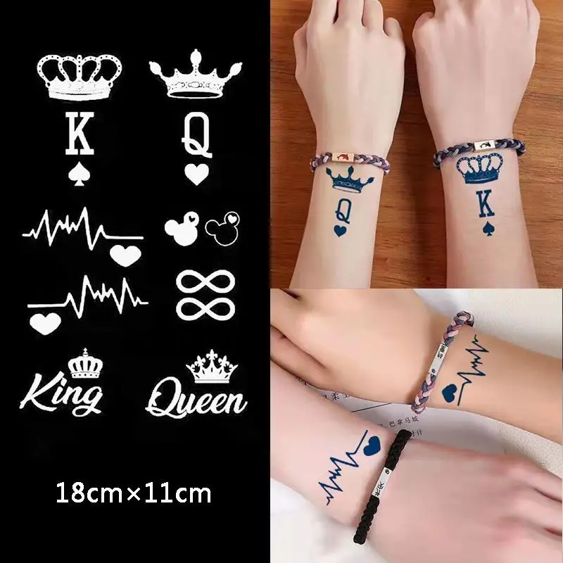 

Long-Lasting 15 Days,Waterproof Temporary Tattoos for Men Women,Tattoo Stickers,Semi-Permanent Fake Tattoo,Minimalist Tattoo
