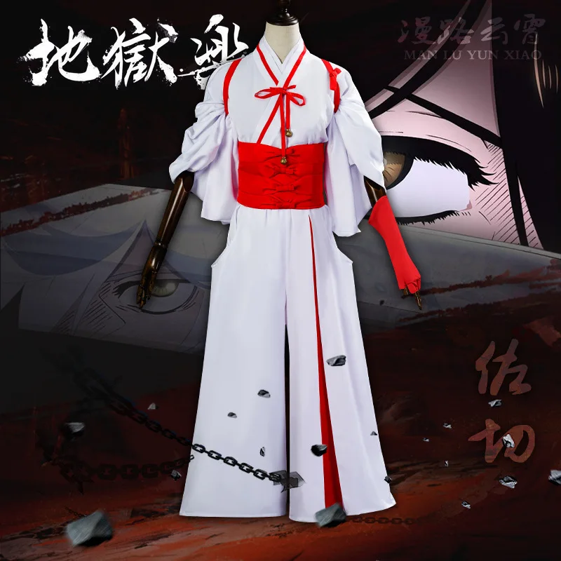 

Hell's Paradise Yamada Asaemon Sagiri Cosplay Costume Ninja Suit Women Wig Halloween Role Play Party New Jigoku Raku Cos