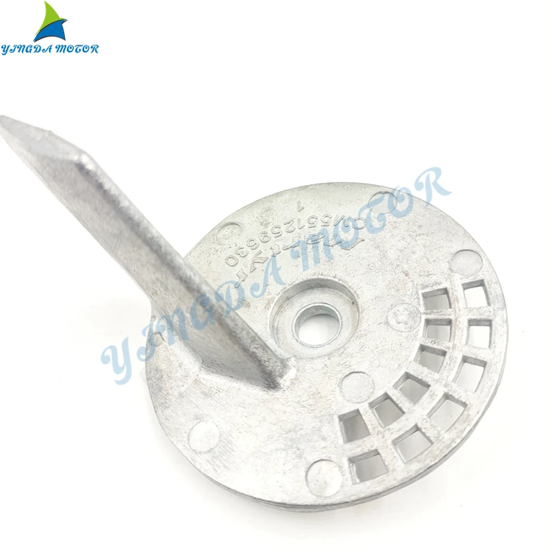 55125-96310 Zinc Trim Tab Fin Anode for Suzuki 4 Stroke Outboard 20V 25V 25A 25 30 30A，2 stroke 20 25 30HP