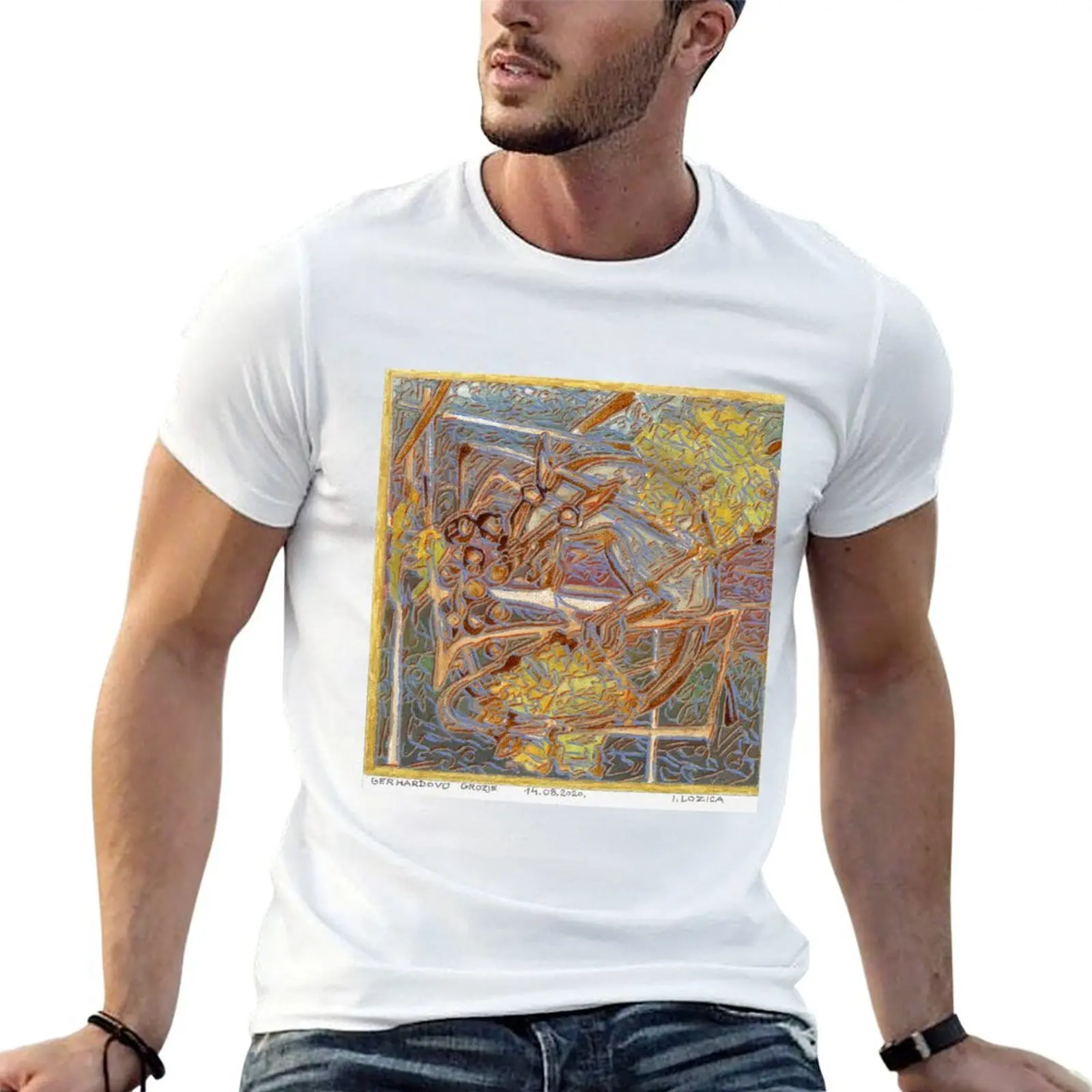 

GERHARD'S GRAPES T-Shirt t shirt for man 100 percent cotton man t shirts for men T-Shirt