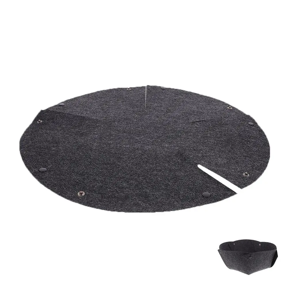 

Flower Pot Basket Lining Plant Liner Circle Kitchen Liners Felt Hanging Nursery Fabric Planter Garden