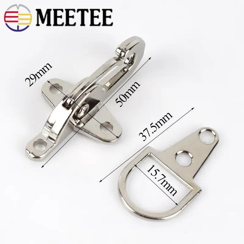 2/4/10Pc 4/5cm Metal Hook Buckle Lobster Clasp Bag Belt Strap Connector Clip Coat Down Jacket Buckles Sewing Clothes Accessories