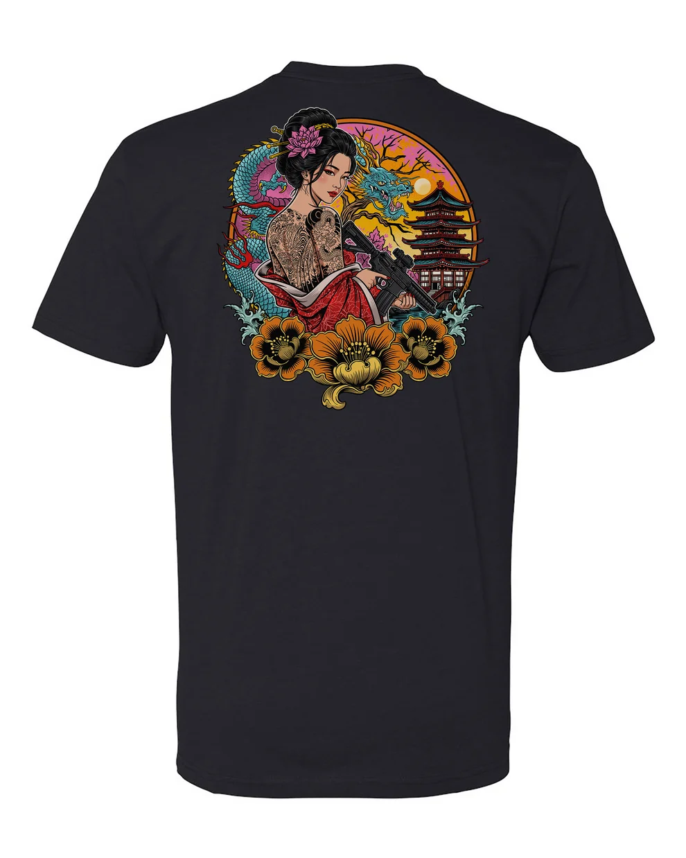 New Ballistic Beauty Tee Tactics Graphic Cotton Tees Printing High-end Luxury Unisex Style Both of Men and Women