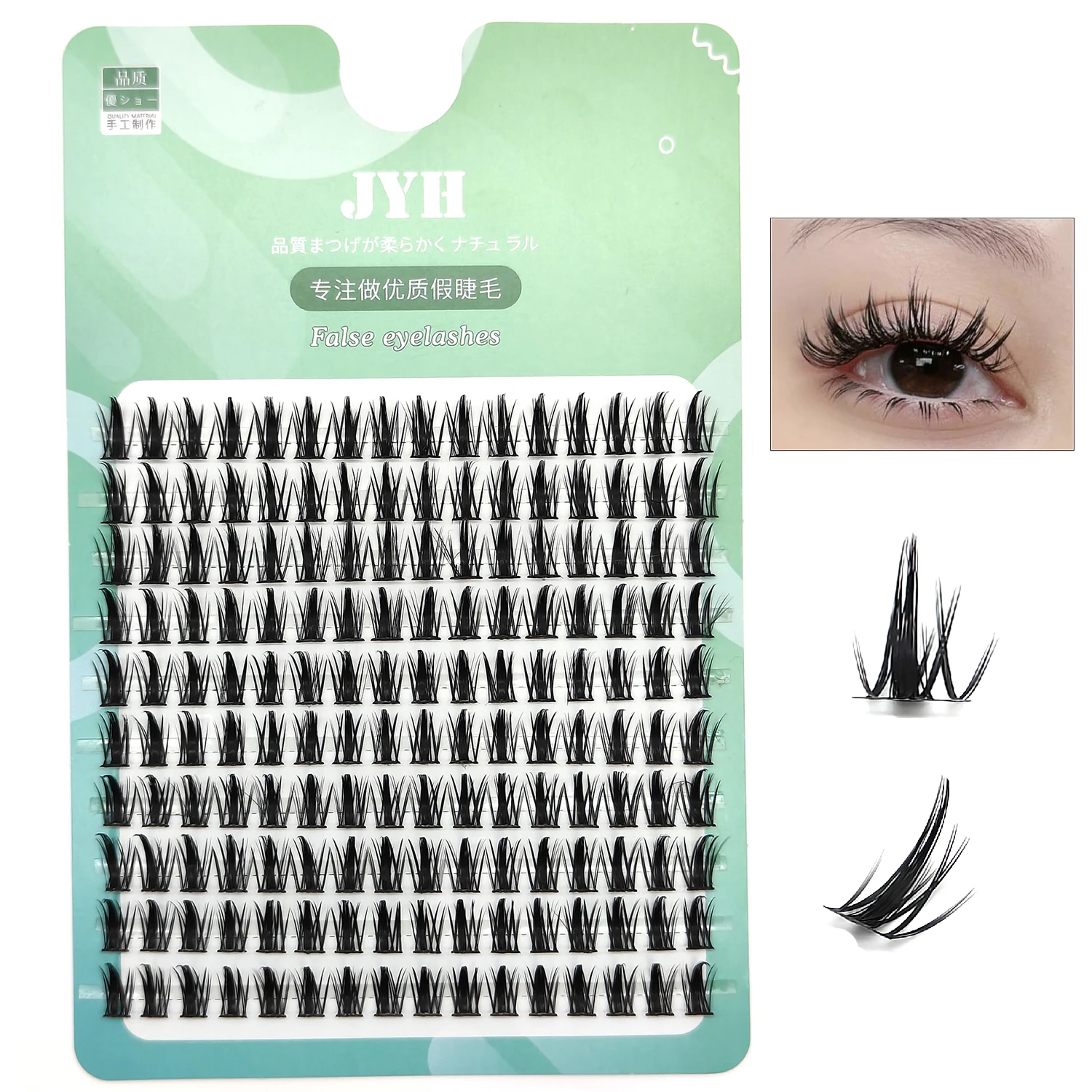 

Wheat ears Manga Lashes Thick False Eyelashes Bundles Single Cluster Makeup Eyelash Segmented Natural Cos Eyelashes Extensions