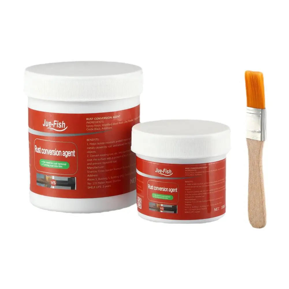 100/300g Rust Remover For Metal Water Based Paint Rust Converter Multi Purpose Anti-rust Protection Car Coating Primer R5C3