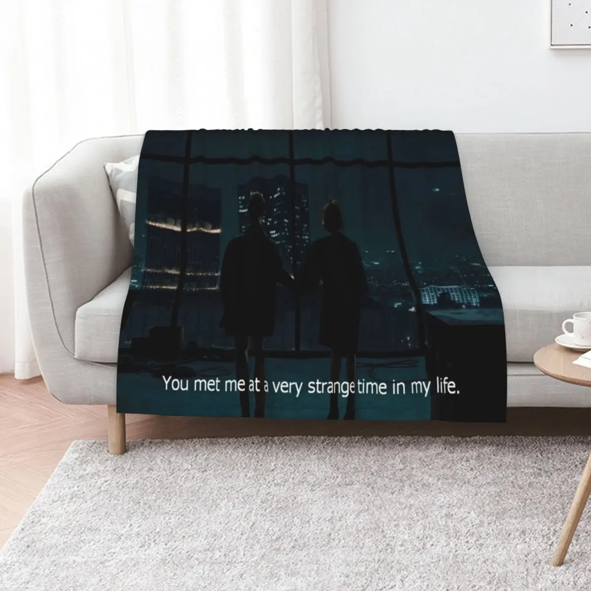 Fight Club Building Explosion Throw Blanket Luxury Brand Single For Decorative Sofa manga Heavy Luxury Thicken Blankets