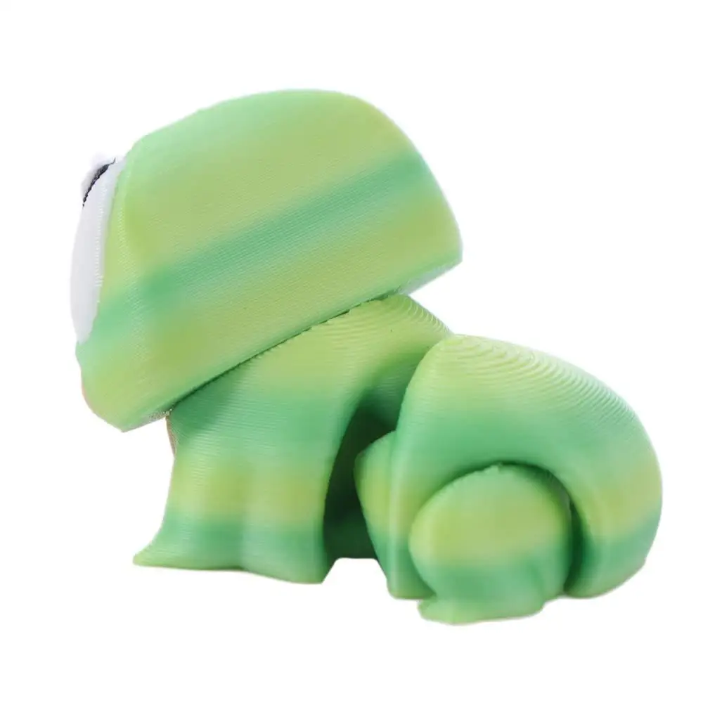 Joint Movable Simulation Gecko Frog Model Collection Green Frogs Pet 3D Printing Toys Cartoon Craft Decor Frog Animals Ornaments - view 6