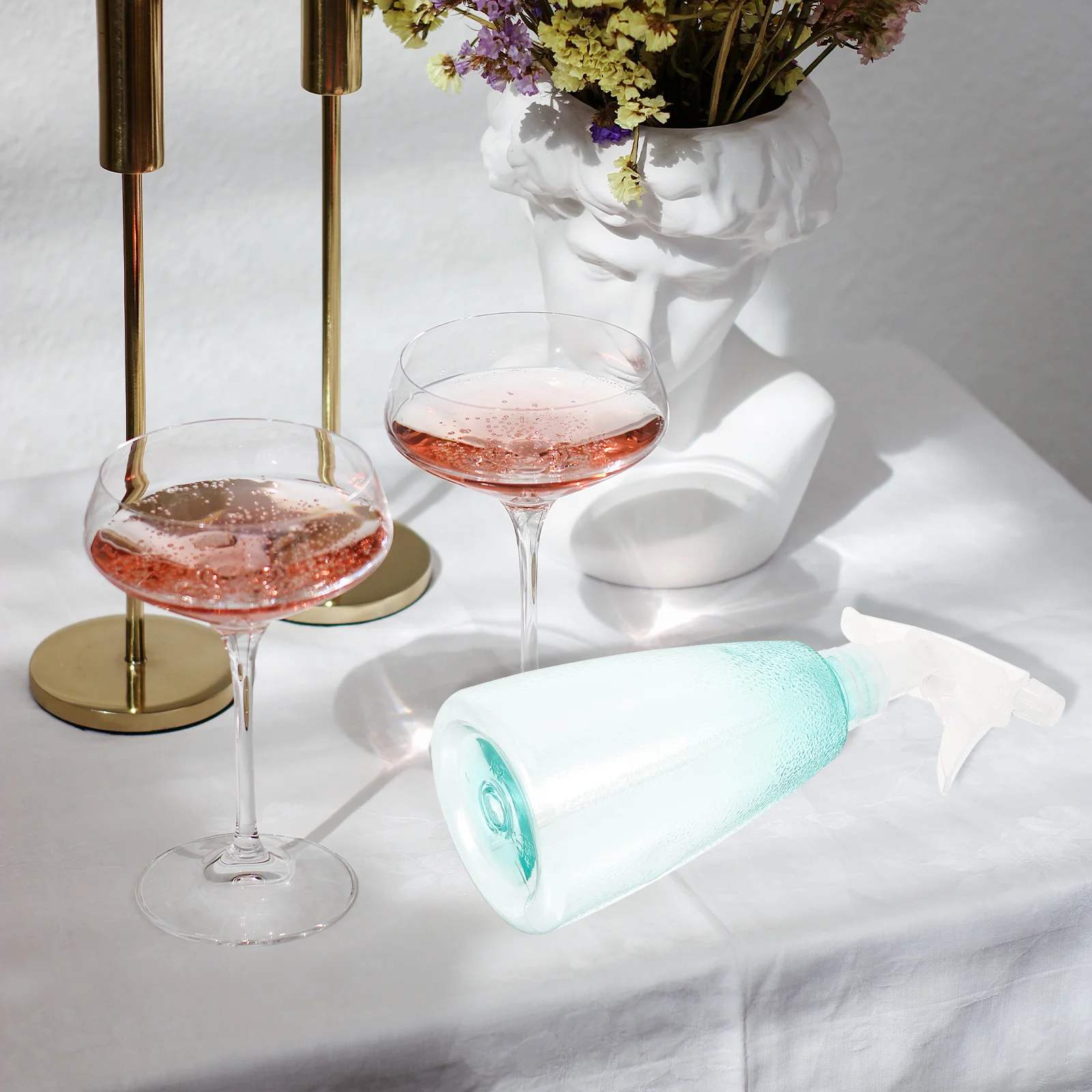 

500Ml Empty Reusable Spray Bottle For Home Garden Salon Bonsai Plant Watering Car Cleaning Portable Mist Sprayer Refillable