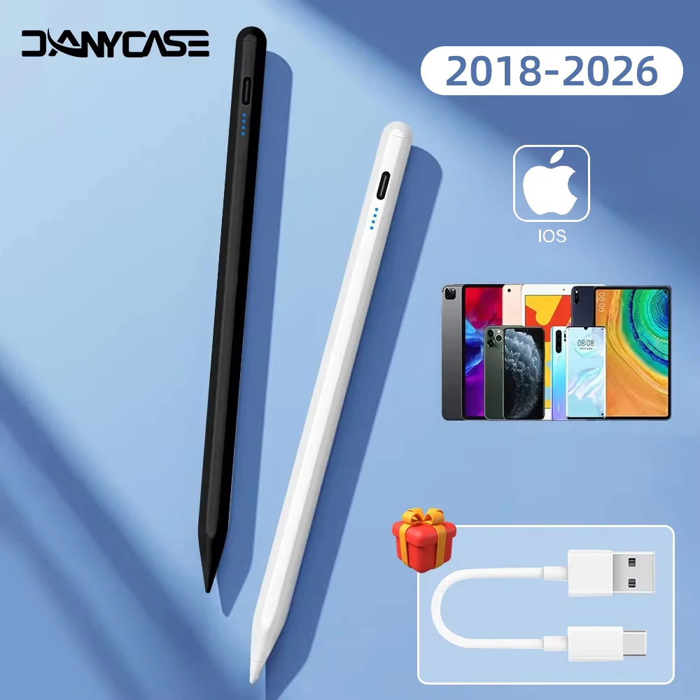 Universal Stylus Pen Touch Pencil for iPad Android iOS Tablet Mobile Phone Automatic Magnetic Suction Carry Easily Fast Charging