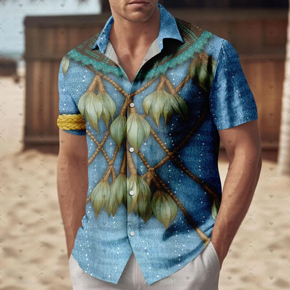 

2025 мужская рубашка с короткими рукавами и лацканами для косплея Neytiri Avatar, мужские повседневные рубашки на пуговицах для летней повседневной носки, рубашки