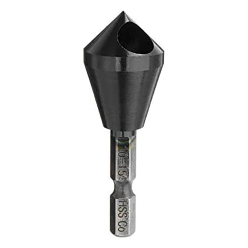 

HRC89 Tialn Coating 1/4Inch Hex Shank Countersink Drill Bit HSS-Co M35 Cobalt Deburring Chamfer Drill Bit