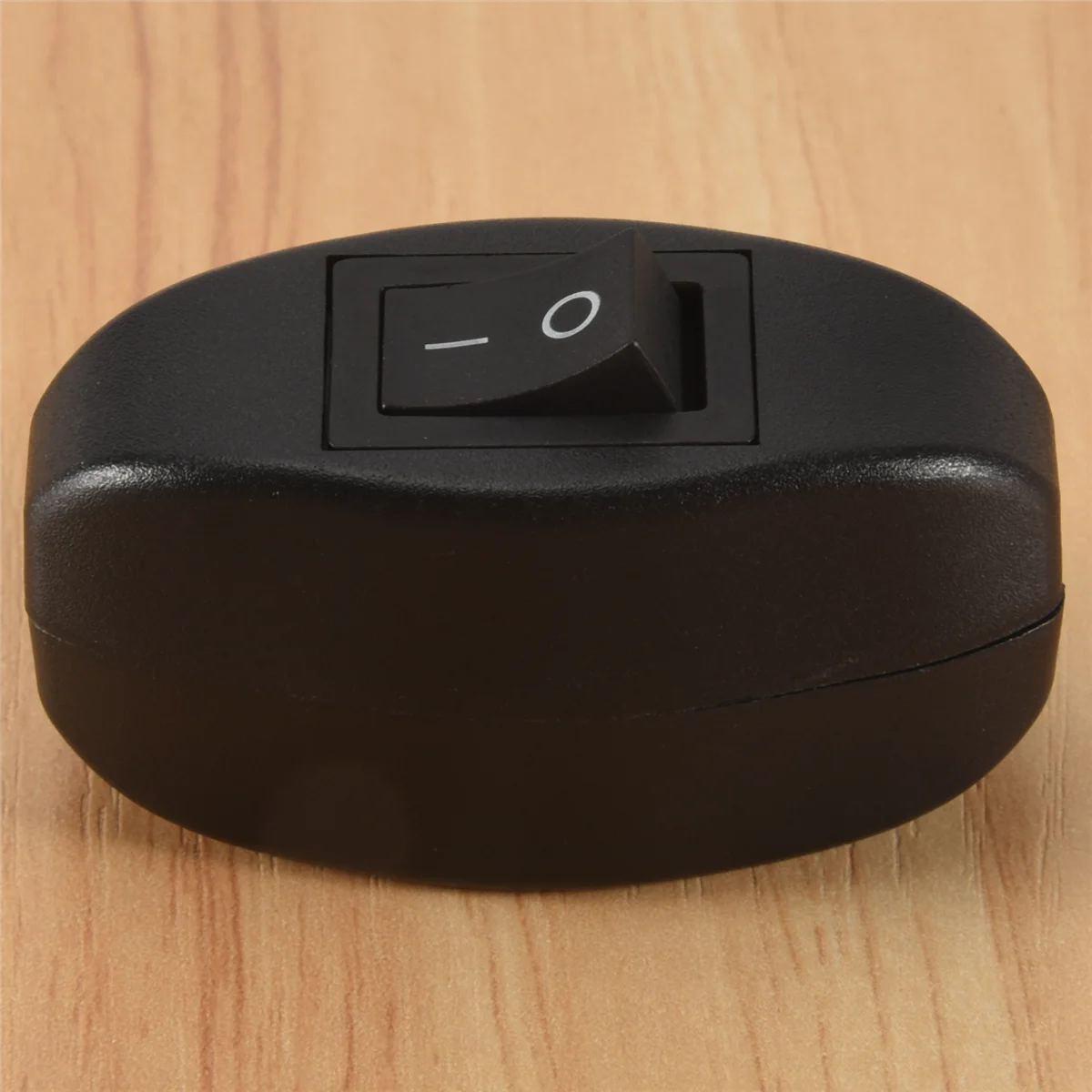 

HLES Black Bedroom On Off Button In Line Switch 6A/250VAC 10A/125VAC