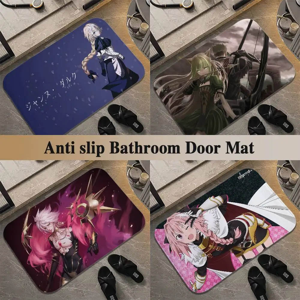

Fate Apocrypha Astolfo Floor Mat Printed Large Carpets Room And Bedroom Carpets Bathroom Anti Slip Door MATS Small Carpets