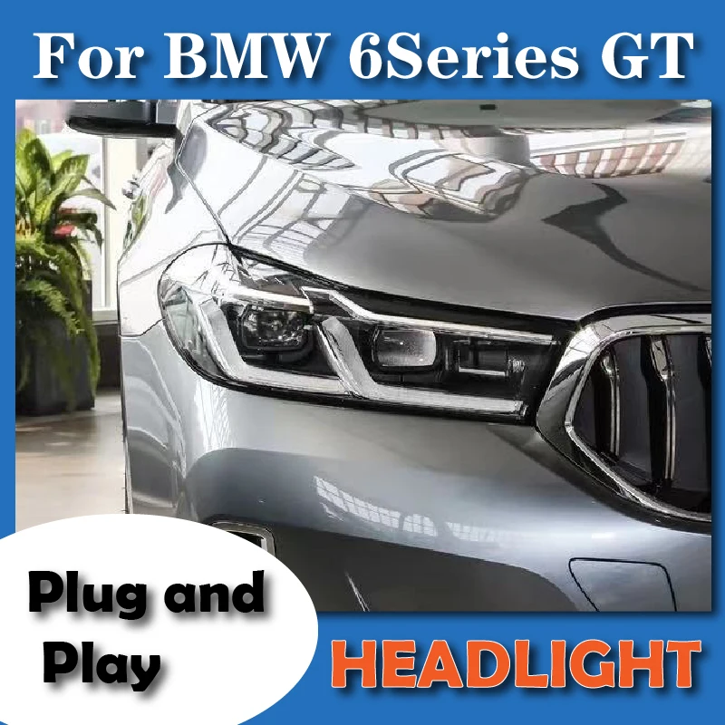 LED Headlight for BMW 6 Series GT Headlamp 630i G32 Front Light Automotive DRL Turn Signal High Beam Car Accessories