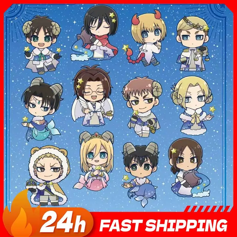 

Атакующие гиганты: 12 знаков зодиака (версия) Брелок-подвеска Levi Capricorn Acg, акриловый брелок Scorpio Armin, акриловый брелок Erwin Libra, аксессуар для Itabag, игрушка