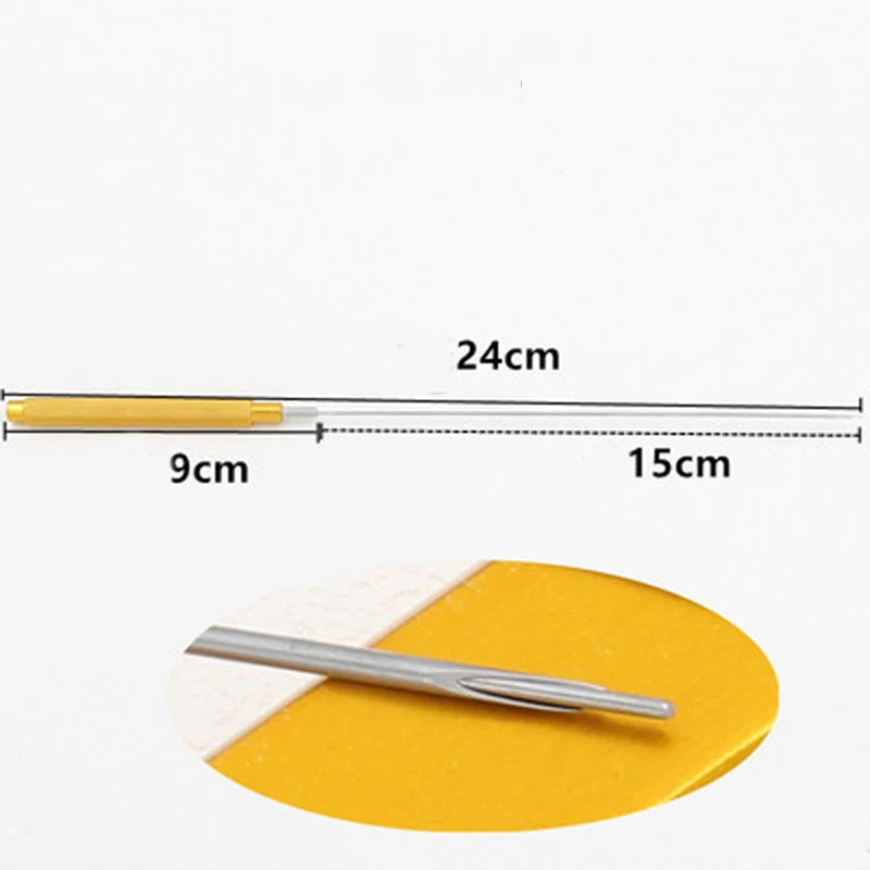 Cosmetic plastic face tissue puncture guide needle face lift guide needle large V buried thread needle