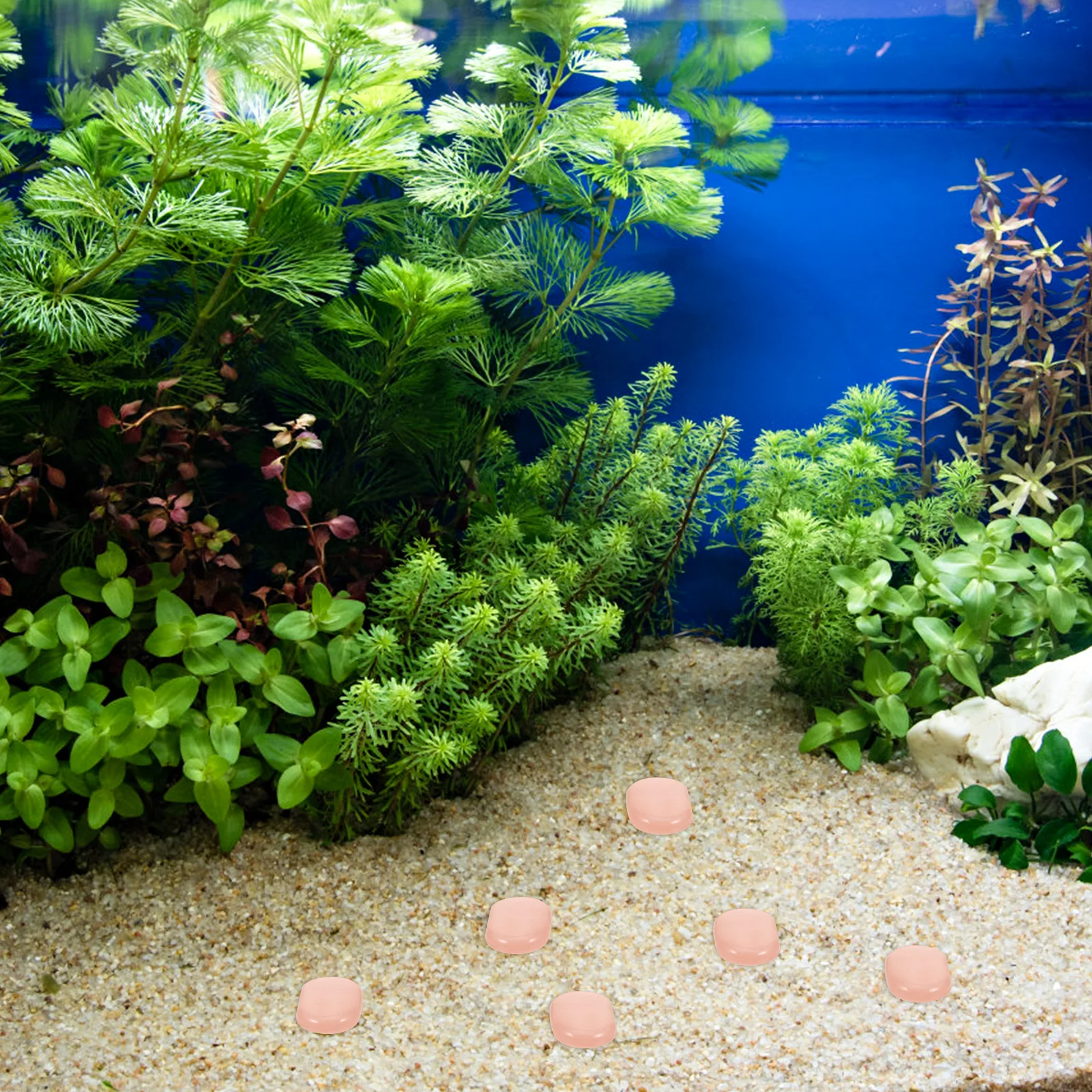 

100Pcs Glow in The Dark Aquarium Pebbles Durable Decorative Stones for Tropical Fish Tanks Flowerpot Gravel Pond Decoration