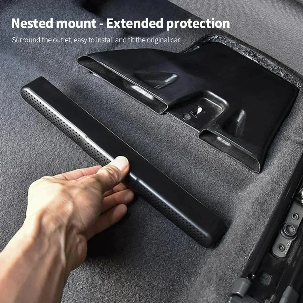 

For Volkswagen VW ID3 ID4 ID6X CROZZ Under Seat Vent Protector Honeycomb Car Seat Air Vent Cover Interior Decor Dustproof