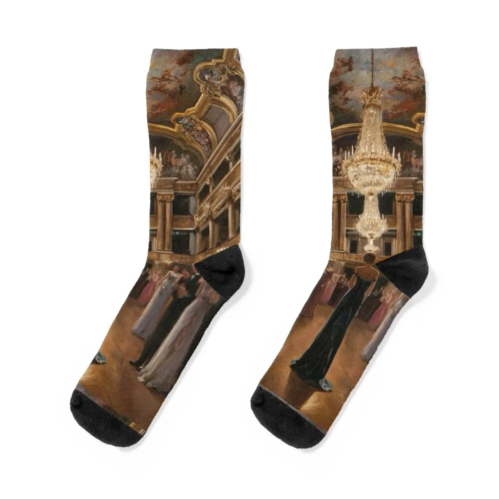 

Elegance at the Paris Opera: A Night of Grandeur Socks hiking winter thermal gift christmas gift Women Socks Men's