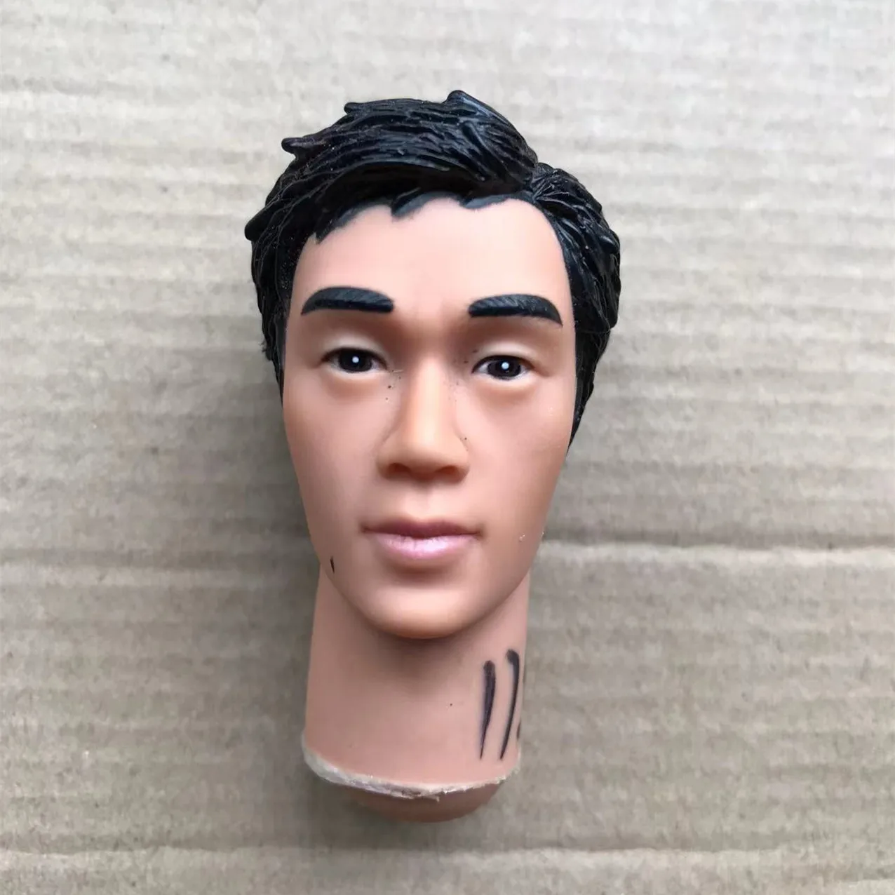 Männliche Puppenköpfe, hochwertiges Make-up, Puppenfigurensammlung, Puppenteile, berühmte Männer, Sterne, seltenes Gesicht, Puppenköpfe, DIY-Spielzeugzubehör – Detail 30