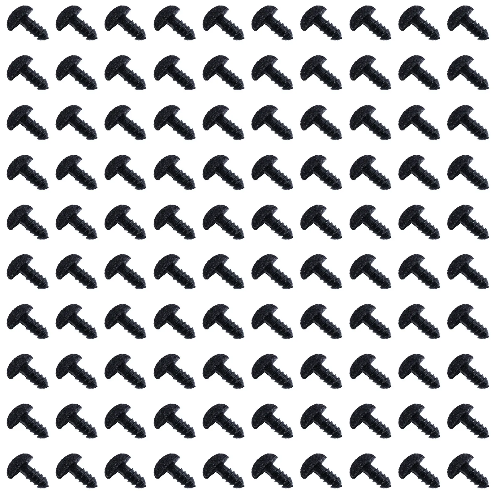 100Pcs Cartoon Safe ABS Flocking Nose Set for DIY Bear Making Accessories Crafts Supplies Making