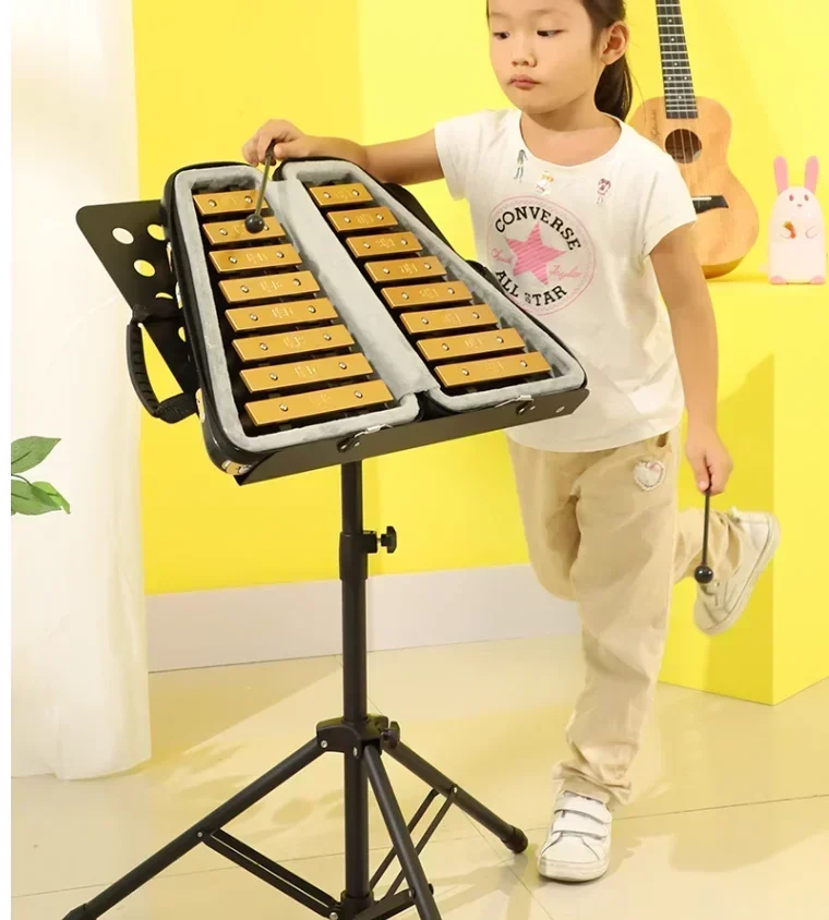 

Xiaozhong Qin przedszkole Jingdang uczeń szkoły podstawowej Instrument perkusyjny dla dzieci 16 ton 16 klucz