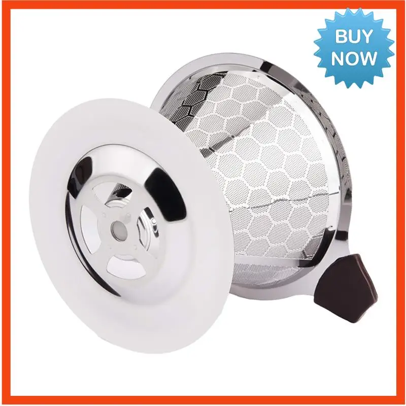 BISM コーヒーフィルタードリッパー再利用可能なステンレス鋼ドリップコーヒーメーカーコーンコーヒーメッシュフィルター 1-4 カップ用