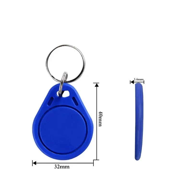 5-100 Pieces NFC 215 Tags Keychain 13.56Mhz ISO14443A RFID Smart Card Chip Key Fob Copy Clone for All NFC Enabled Phones
