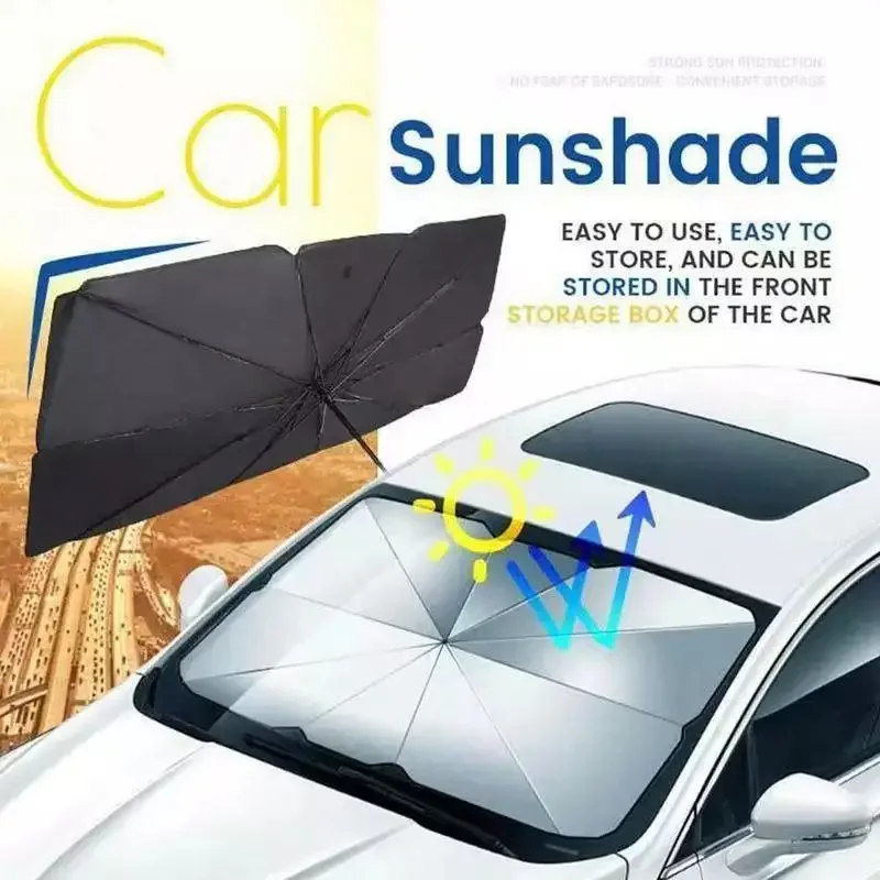 Suitable for Peugeot 108 206 207 208 307 308 407 3008 Rifter Foldable Sunscreen Insulation Windshield UV Parasol Accessories