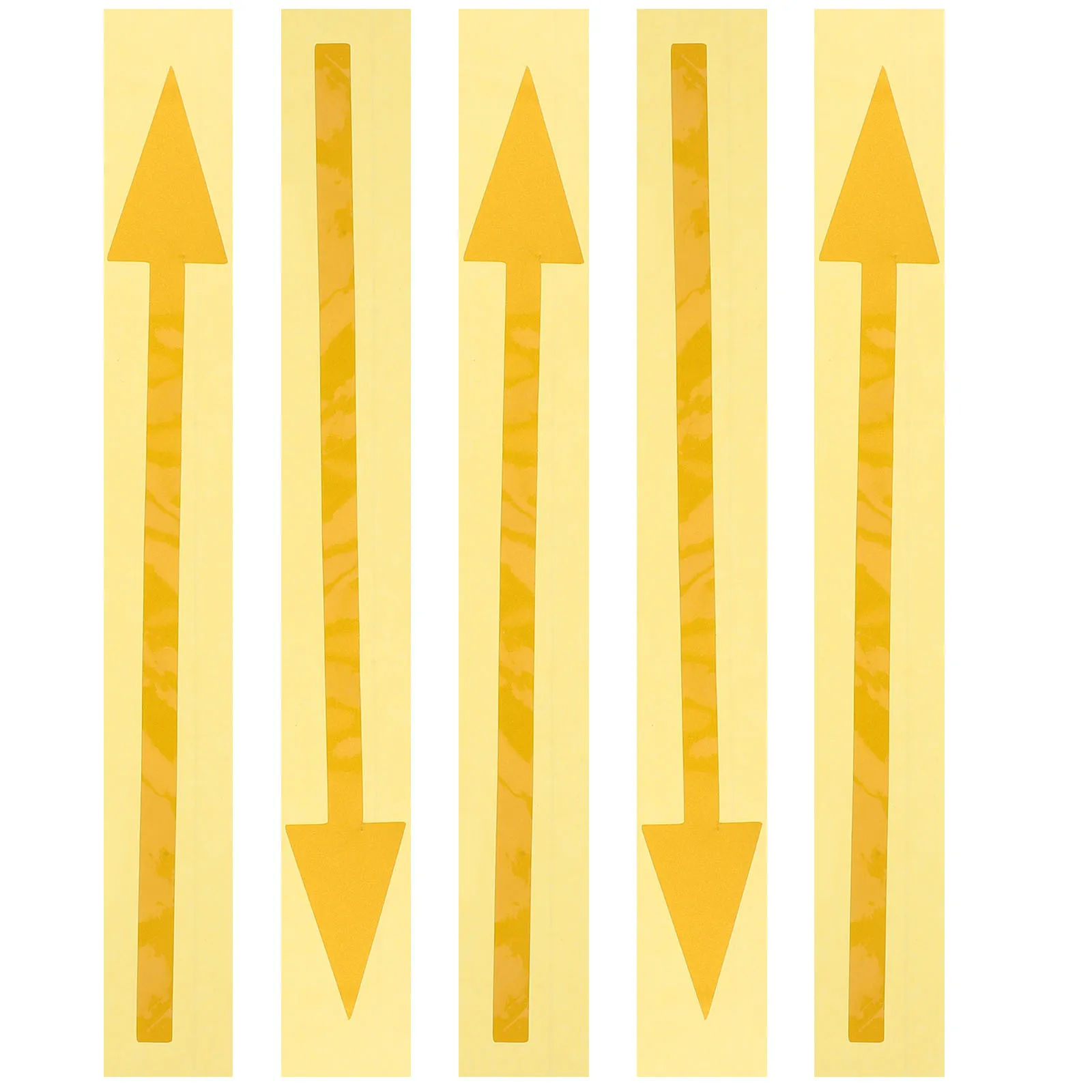 

5Pcs Reflective Mailbox Arrow Decals High Brightness Self Adhesive Waterproof Outdoor Directional Stickers for Wall Road