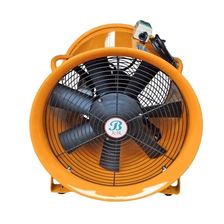 Industrial ultra-high speed metal portable ventilation fan