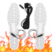 USB Heated Shoe Insoles Foot Warmer Film 10W Electric Foot Warming Pad Winter Outdoor Sports Heating Insoles for Men and Women