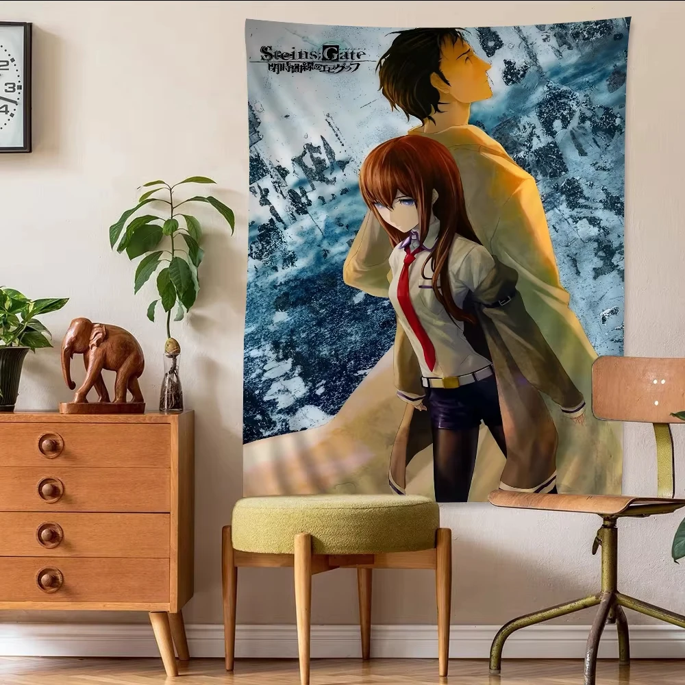 

Аниме Steins GateOkabe Rintarou христианский гобелен Дудуру гобелен настенный для гостиной спальни офиса