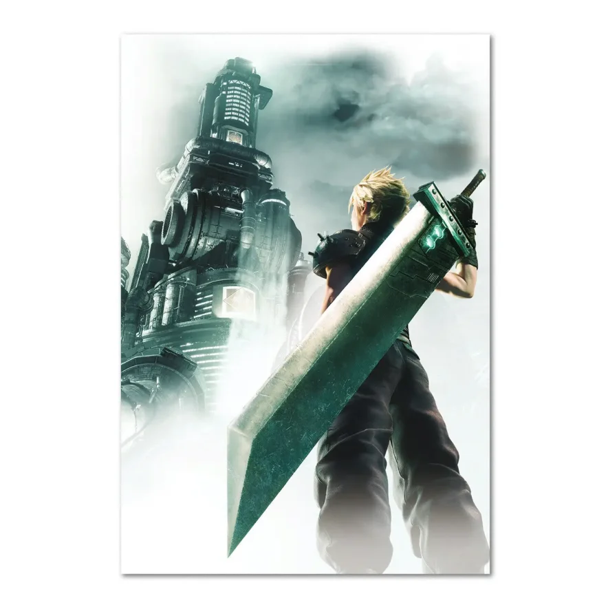 Final Fantasy 7 Remake Video Game Print Art Canvas Poster For Living Room Decor Home Wall Picture