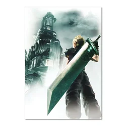 Final Fantasy 7 Remake Video Game Print Art Canvas Poster For Living Room Decor Home Wall Picture