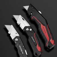 Utility Knife Heavy Duty Multifunctional Electrician Cutting Blade Telescopic Folding Industrial Grade Knife Holder