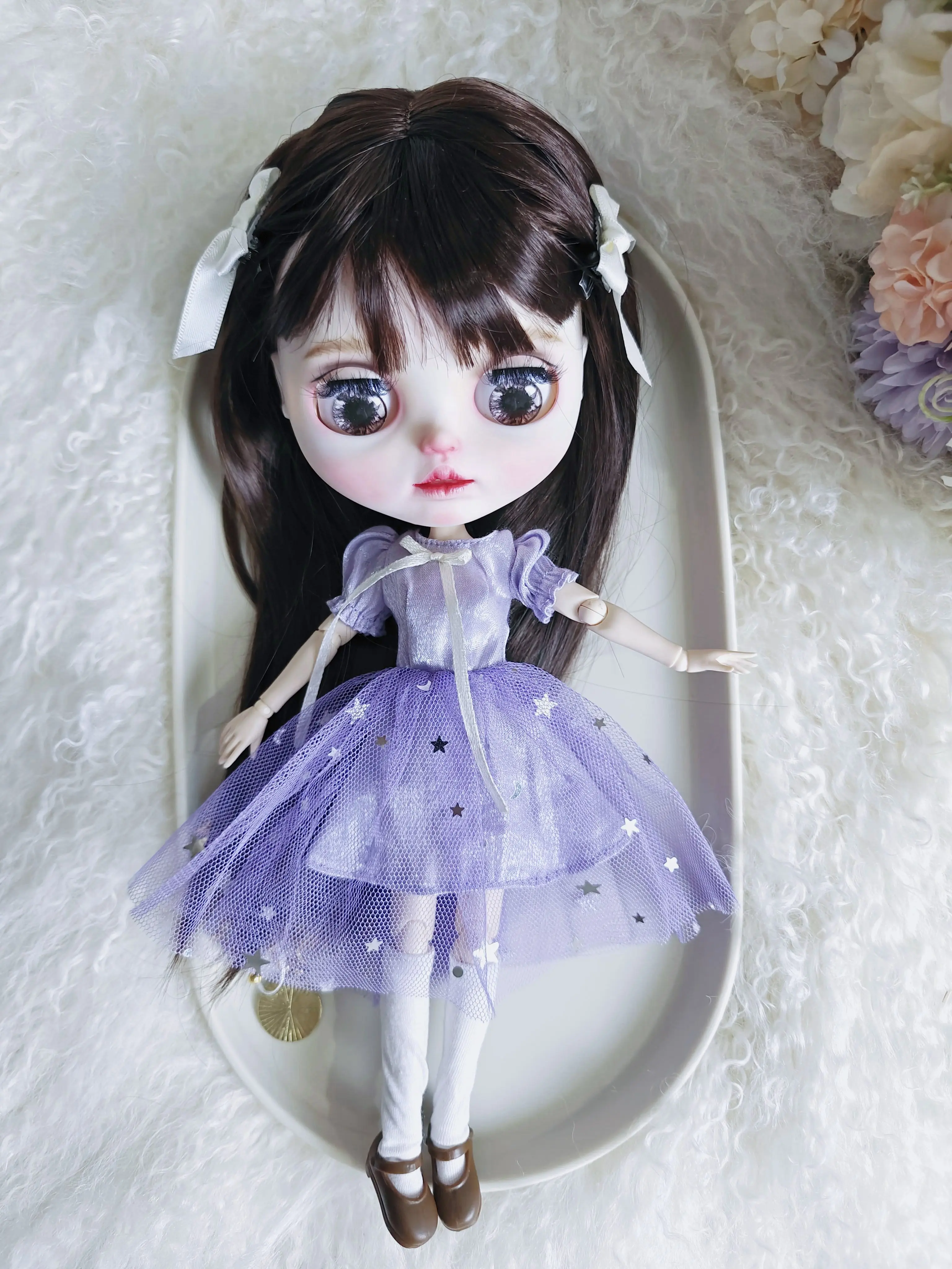 

ICY DBS Blythe Doll Casual Clothes dress skirt for Ymy Licca Azones Ob24 Ob22 Doll kawaii action figure Accessories