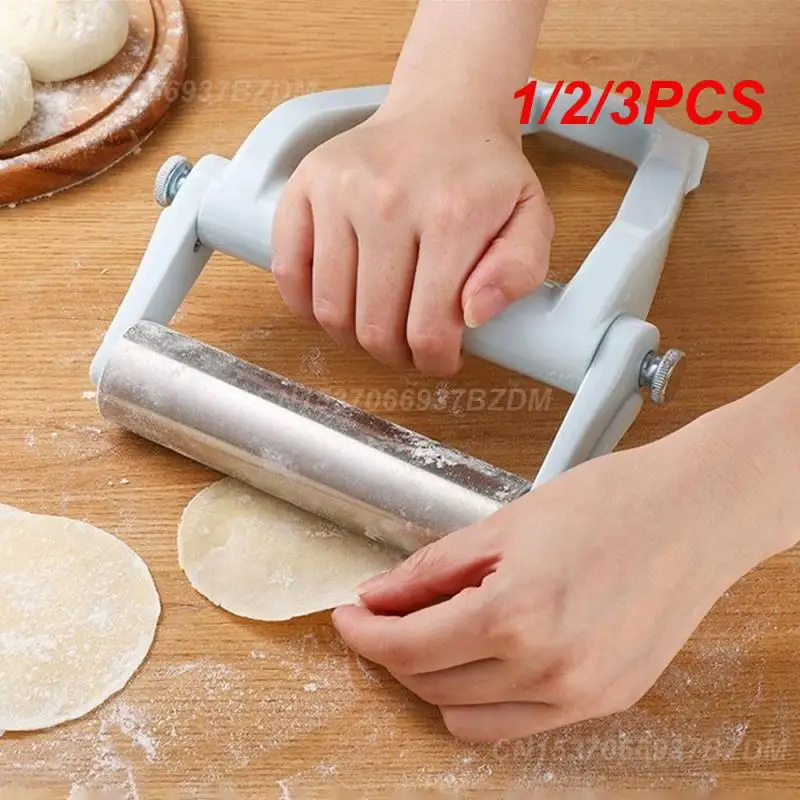 1/2/3PCS Very Clean Stainless Steel Rolling Pin Stainless Steel Household Use Rolling Pin Rolling Pin/panel/rolling Mat