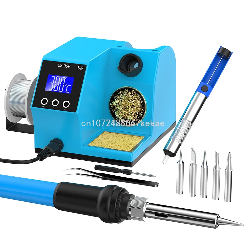 60W High Power 180-480C LCD Display Digital Electric Soldering Station PID Fast Heating Temperature Control Repairing Tool