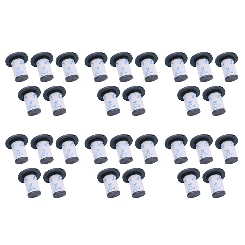 

【ADORN】30Pcs Washable Filter For Rowenta ZR009007 RH9890WO、RH9879WO、X-FORCE FLEX Rod Vacuum Cleaners Parts Accessories