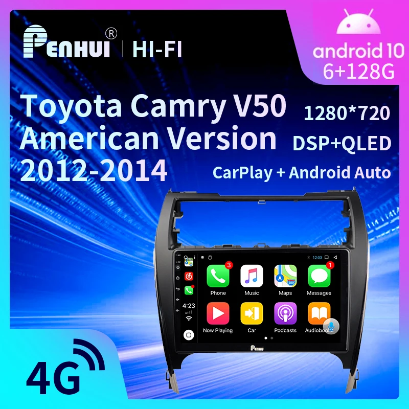 Android Car DVD For Toyota Camry V50  (2012-2014) Middle East Car Radio Multimedia Video Player Navigation GPS Android 10.0